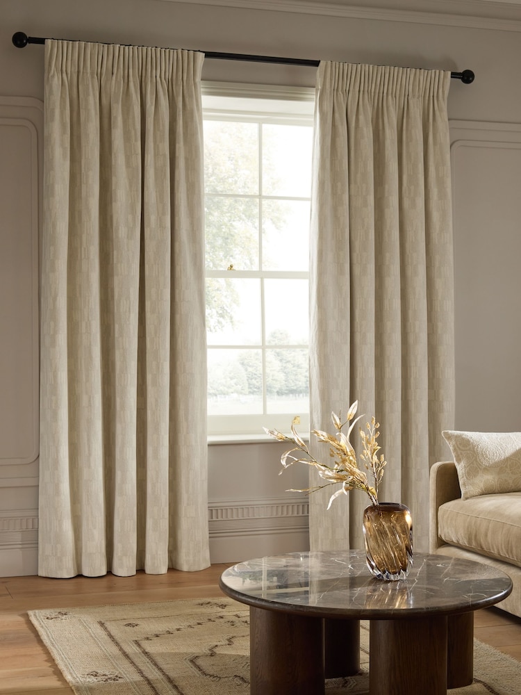 Natural N.Premium Airie Made to Measure Curtains - Image 1 of 7 Natural N.Premium Airie Made to Measure Curtains - Image 1 of 7