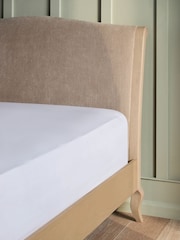 Relaxed Chenille Light Natural With Footend Josie Bed Frame - Image 5 of 7