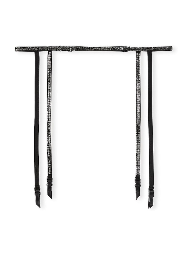 Victoria's Secret Black Twinkle Strap Suspenders - Image 4 of 4