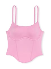 Victoria's Secret PINK Moonstone Pink Soft Stretch Corset Top - Image 3 of 3