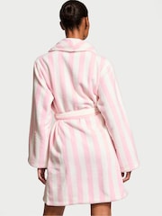 Victoria's Secret Pink Stripe Cosy Short Dressing Gown - Image 2 of 3