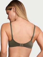 Victoria's Secret Olive Green Lace Trim Demi Bra - Image 2 of 3