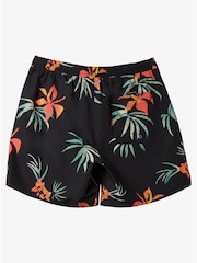 Quiksilver Black Everyday Mix Volly 15" Foral Swim Shorts - Image 6 of 6