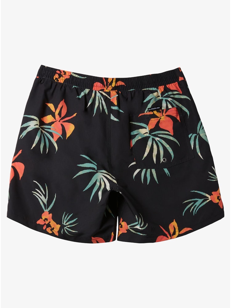 Quiksilver Black Everyday Mix Volly 15" Foral Swim Shorts - Image 6 of 6