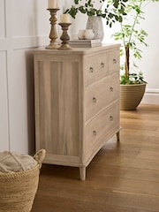 Light Natural Sadie Solid Mango Wood 5 Drawer Chest of Drawers - Image 2 of 8