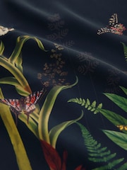 Navy Border Print Kew Collection Short Sleeve Top - Image 7 of 7