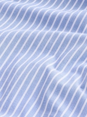 Blue Stripe Long Sleeve 100% Cotton Shirt Pyjamas Set - Image 10 of 10