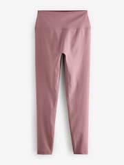 self. Mauve High Waist Leggings - Image 6 of 11