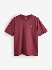 Berry Red/Grey Jersey Pyjamas Shorts Set - Image 8 of 11