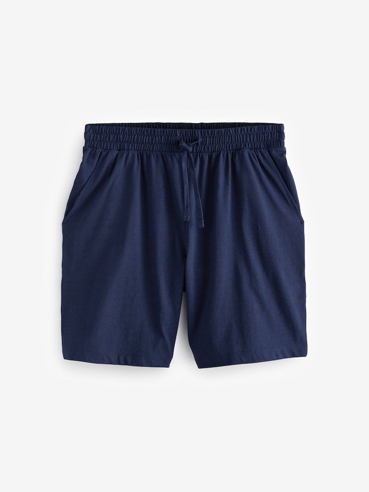 Bande grise - Ensemble short de pyjama en jersey - Image 7 of 9