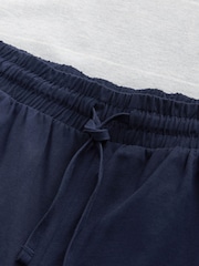 Grey Stripe Jersey Pyjamas Shorts Set - Image 8 of 9