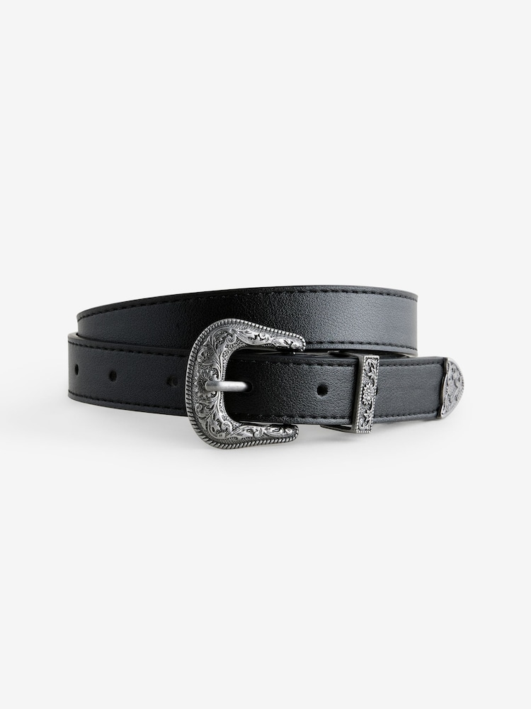 Black Chrome Belt - Image 1 of 3