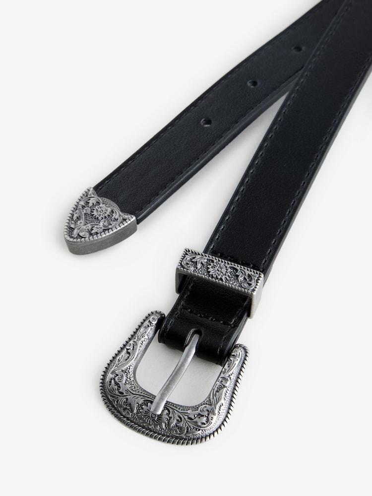 Black Chrome Belt - Image 2 of 3