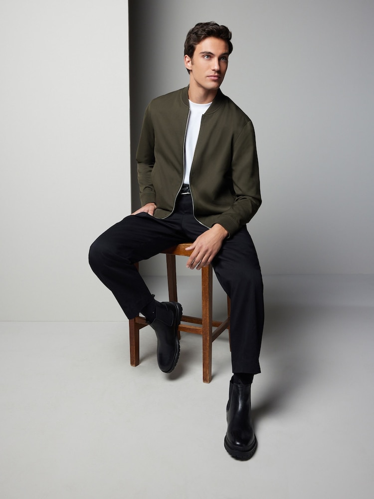 Green Smart Bomber Jacket - Image 2 of 9