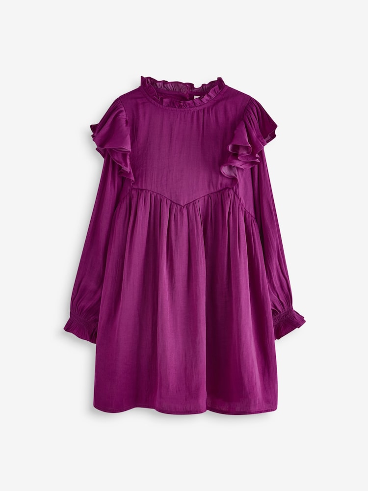 Purple Tiered Dress - Image 1 of 1