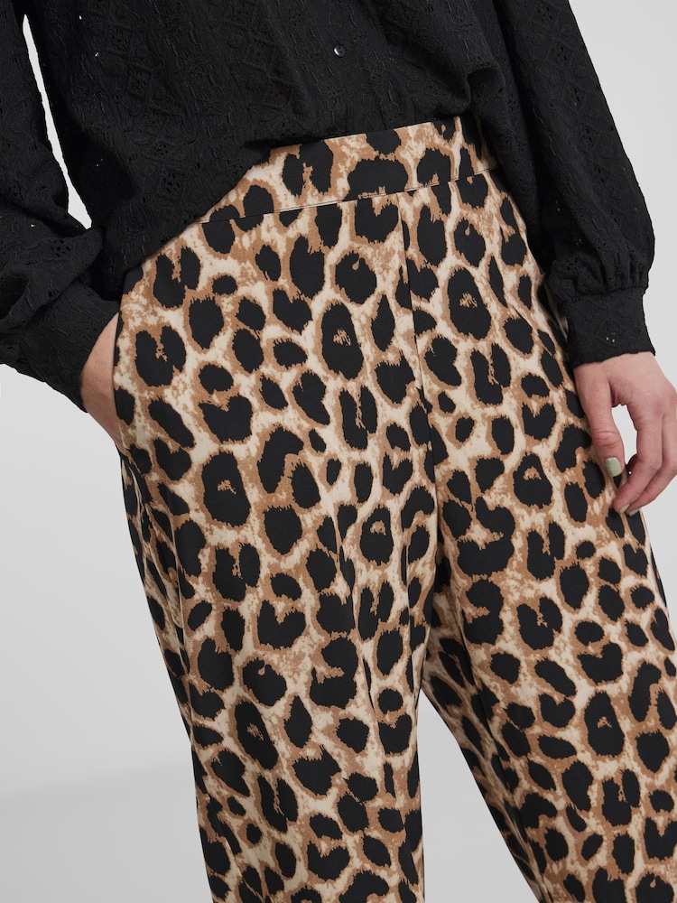 Print Trousers Zara Jeans Animal Print Zara Zara Leopard Print