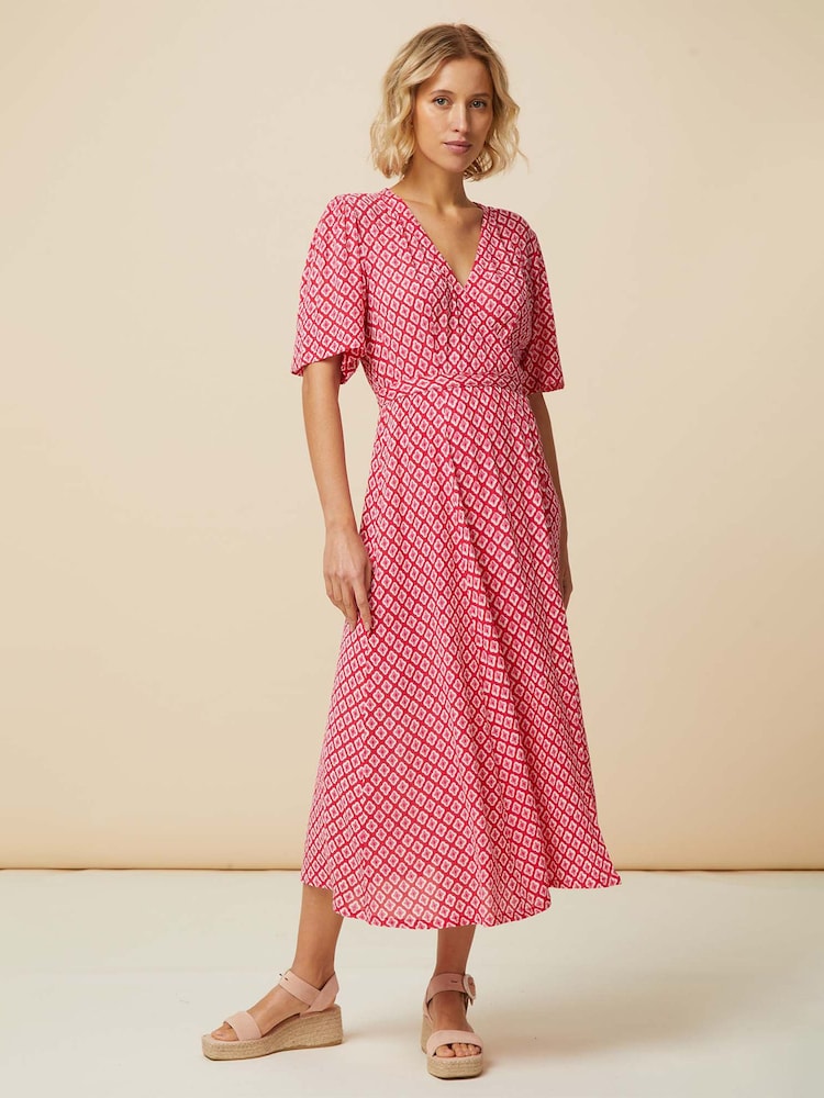 Aspiga Pink Shelley Wrap Dress - Image 1 of 5