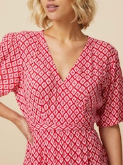 Aspiga Pink Shelley Wrap Dress - Image 4 of 5