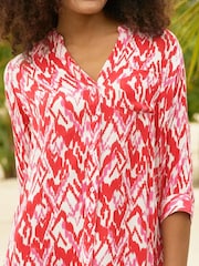 Aspiga Red Mila Tunic Shirt - Image 4 of 5