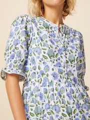 Aspiga Blue Cordelia Block Printed Dress - Image 3 of 4