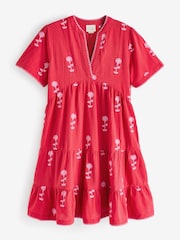 Aspiga Red India Embroidered Dress - Image 4 of 4