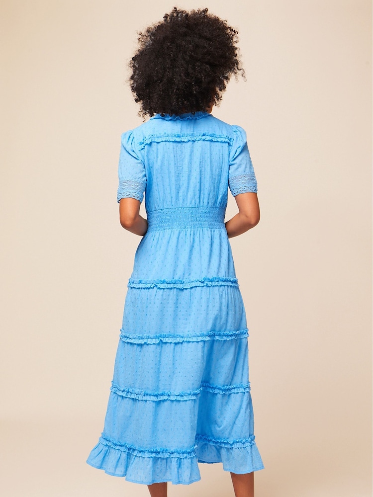 Aspiga Blue Viola Cotton Dress - Image 2 of 5