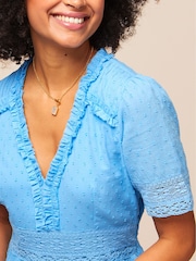 Aspiga Blue Viola Cotton Dress - Image 4 of 5