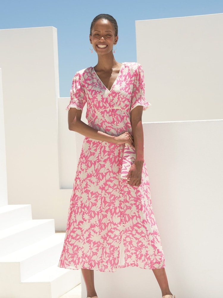 Aspiga Pink Sally Anne Tea dress - Image 1 of 5