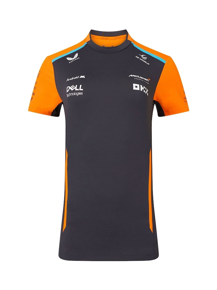 Fanatics Womens Grey F1 McLaren 2024 Team Set Up T-Shirt - Image 2 of 3