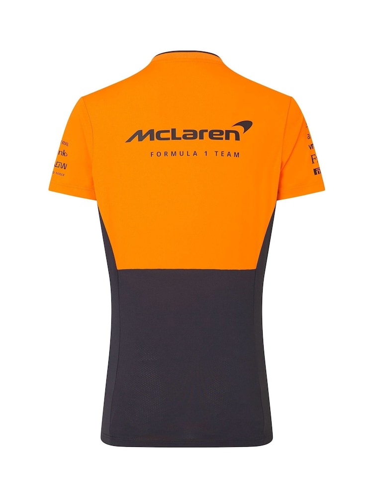 Fanatics Womens Grey F1 McLaren 2024 Team Set Up T-Shirt - Image 3 of 3
