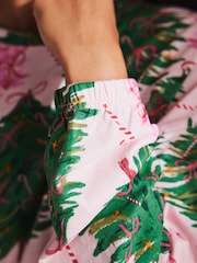 Pink Christmas Trees 100% Cotton Long Sleeve Pyjamas - Image 7 of 8