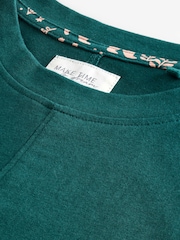 Green Woodland 100% Cotton Short Sleeve Pyjamas - Image 10 of 10