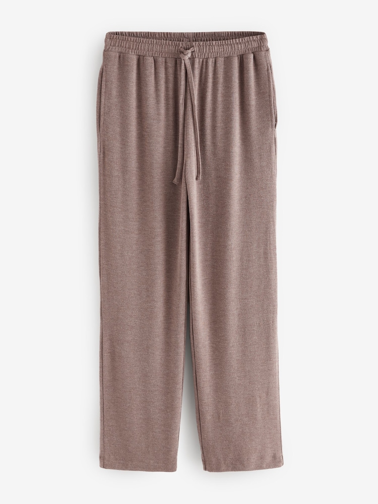 Mink Brown Cosy Button Through Pyjamas - Image 7 of 10