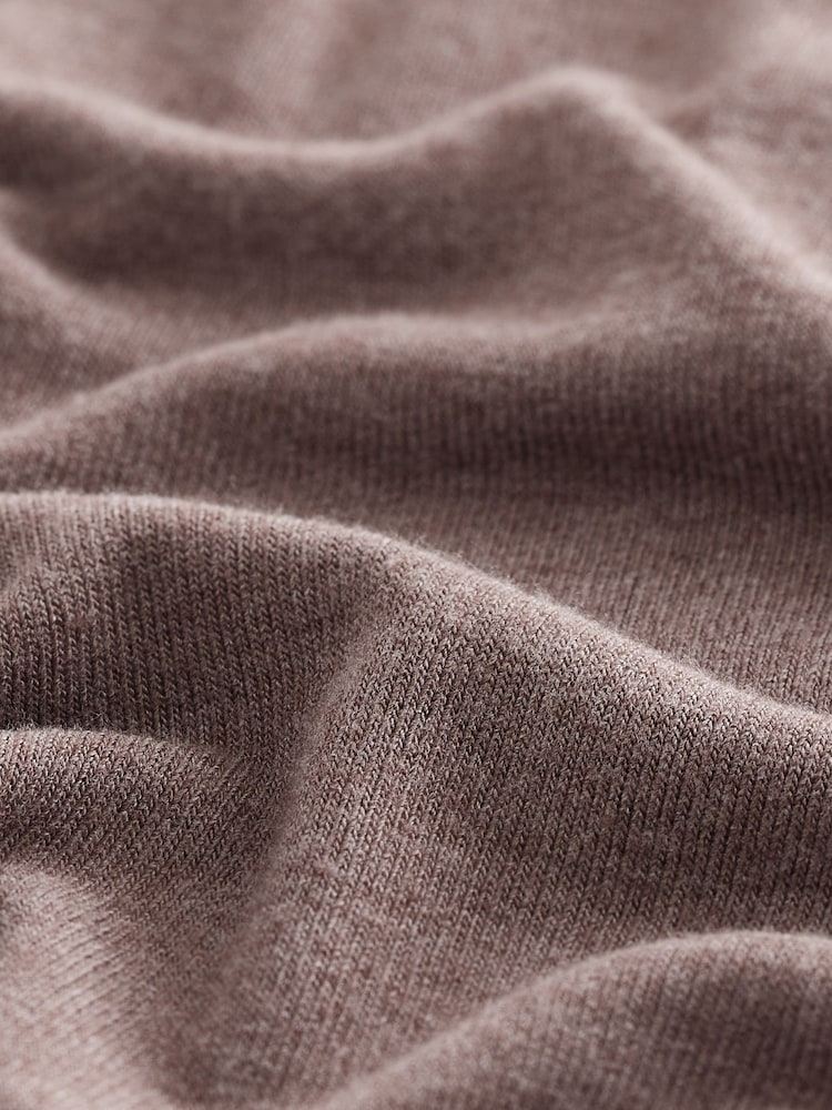 Mink Brown Cosy Button Through Pyjamas - Image 9 of 10