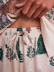 Oatmeal Bear 100% Cotton Short Sleeve Pyjamas - Image 9 of 10