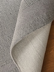 Charcoal Grey Vienna Border Rug - Image 4 of 5