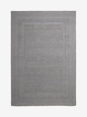 Charcoal Grey Vienna Border Rug - Image 5 of 5