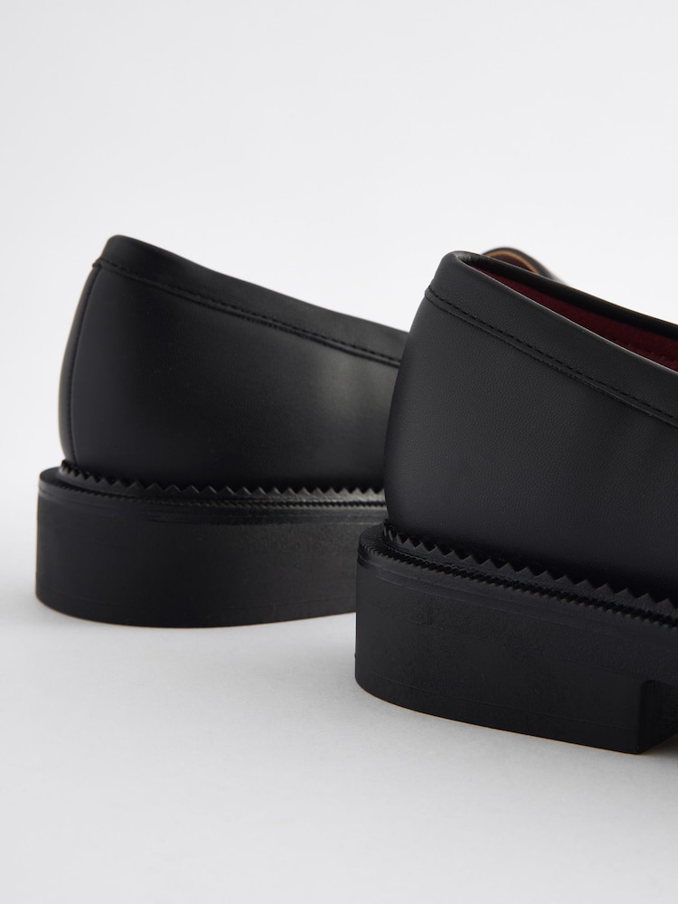 Black Forever Comfort Ruffle Loafers - Image 5 of 6