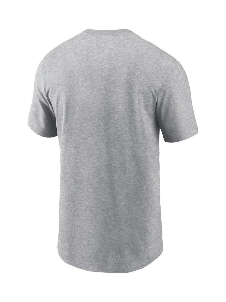 Fanatics Grey 100% Cotton MLB Toronto Jays Home Team Athletic Arch T-Shirt - Image 3 of 3