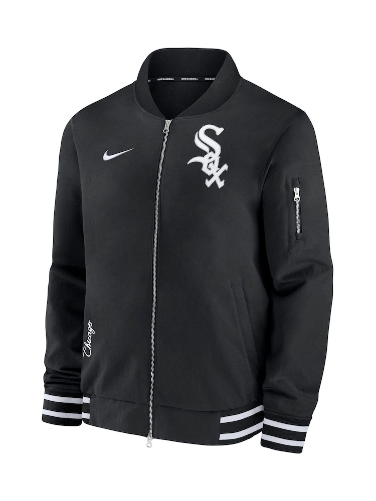 Fanatics MLB Chicago White Sox Authentic Bomber Black Jacket - Image 2 of 3