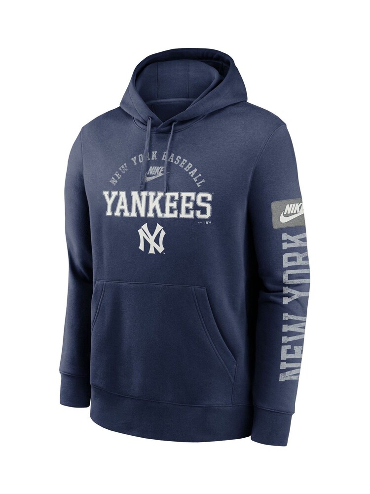 Fanatics Blue MLB New York Yankees Cooperstown Splitter Club Fleece - Image 2 of 3 Fanatics Blue MLB New York Yankees Cooperstown Splitter Club Fleece - Image 2 of 3