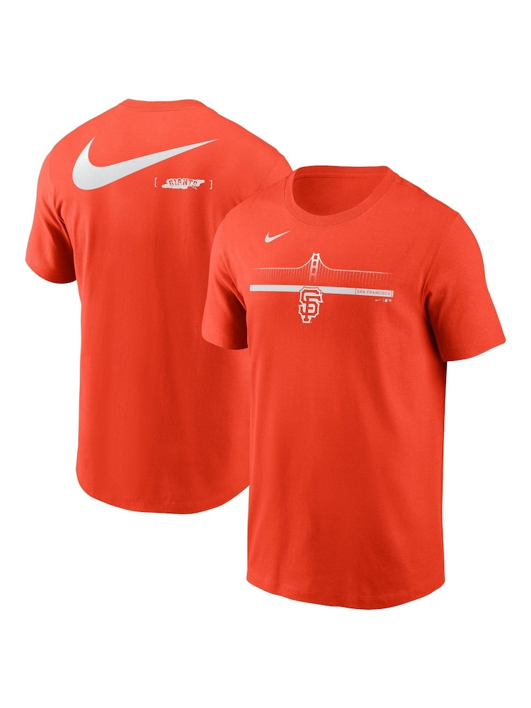 Fanatics Red MLB San Francisco Giants 2 Hit Speed City Connect 100% Cotton T-Shirt - Image 1 of 3