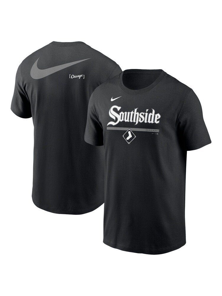 Fanatics 100% Cotton MLB Chicago White Sox 2 Hit Speed City Connect Black T-Shirt - Image 1 of 3