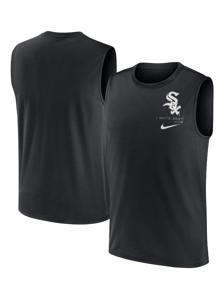Fanatics Large MLB Chicago White Sox Muscle Logo Black Tank - Image 1 of 3