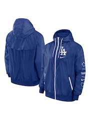 Fanatics Blue MLB Los Angeles Dodgers Team Runner Windrunner Jacket - Image 1 of 3