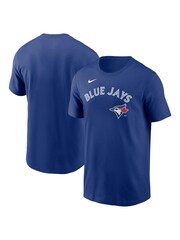 Fanatics MLB Toronto Blue Jays Fuse Wordmark Cotton T-Shirt - Image 1 of 3