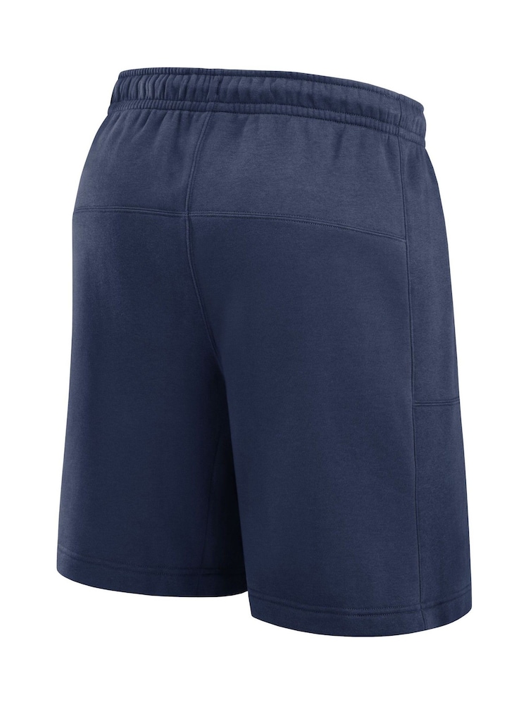 Fanatics Blue MLB New York Yankees Arched Kicker Fleece Shorts - Image 3 of 3
