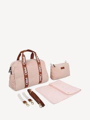 Chloé Baby Pink Chunky Corduroy Changing Bag & Pouch - Image 3 of 6