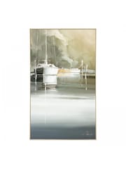 Art Marketing Gold Marina Days Canvas Wall Art - Image 3 of 3