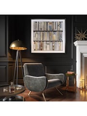 Art Marketing Black The Library Framed Wall Art - Image 1 of 2